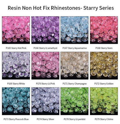 Starry resin stones 5mm